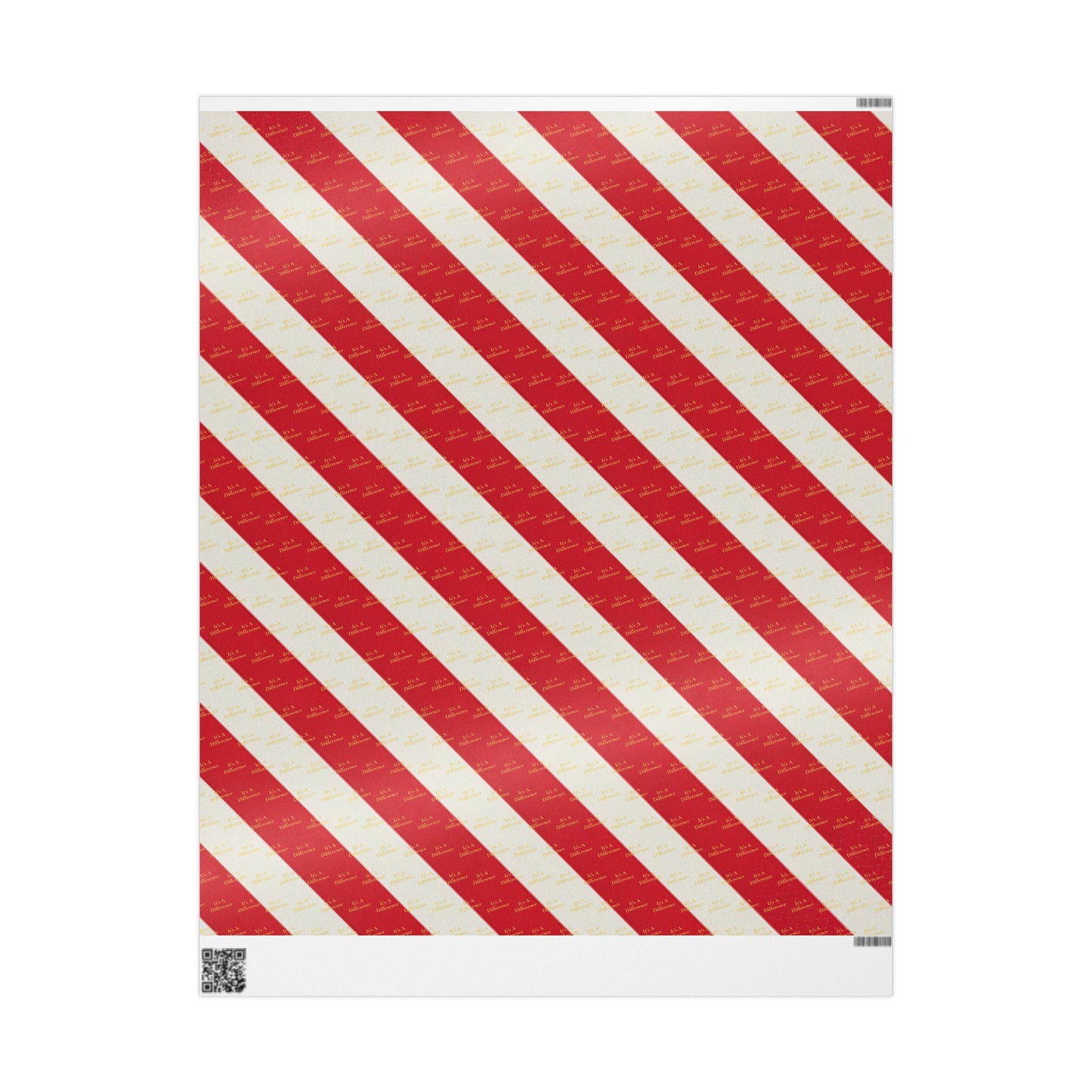 "It's A Difference" Wrapping Paper (Striped)