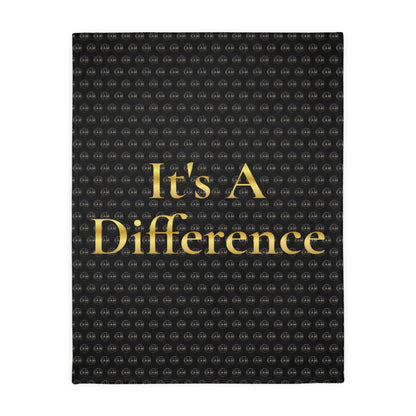 "It's A Difference" Velveteen Microfiber Blanket