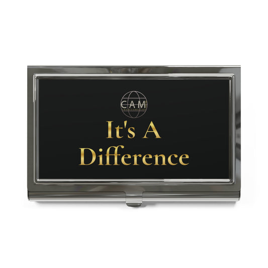 "It's A Difference" Business Card Holder