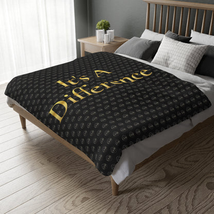 "It's A Difference" Velveteen Microfiber Blanket