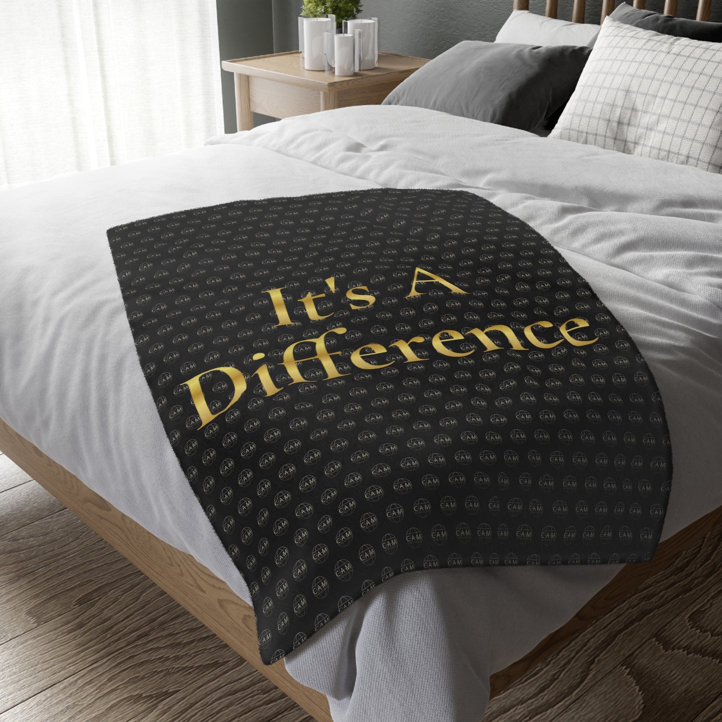 "It's A Difference" Velveteen Microfiber Blanket