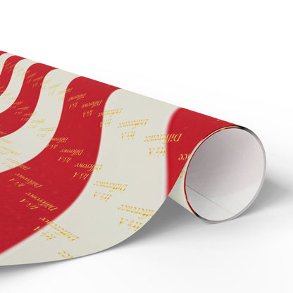"It's A Difference" Wrapping Paper (Striped)