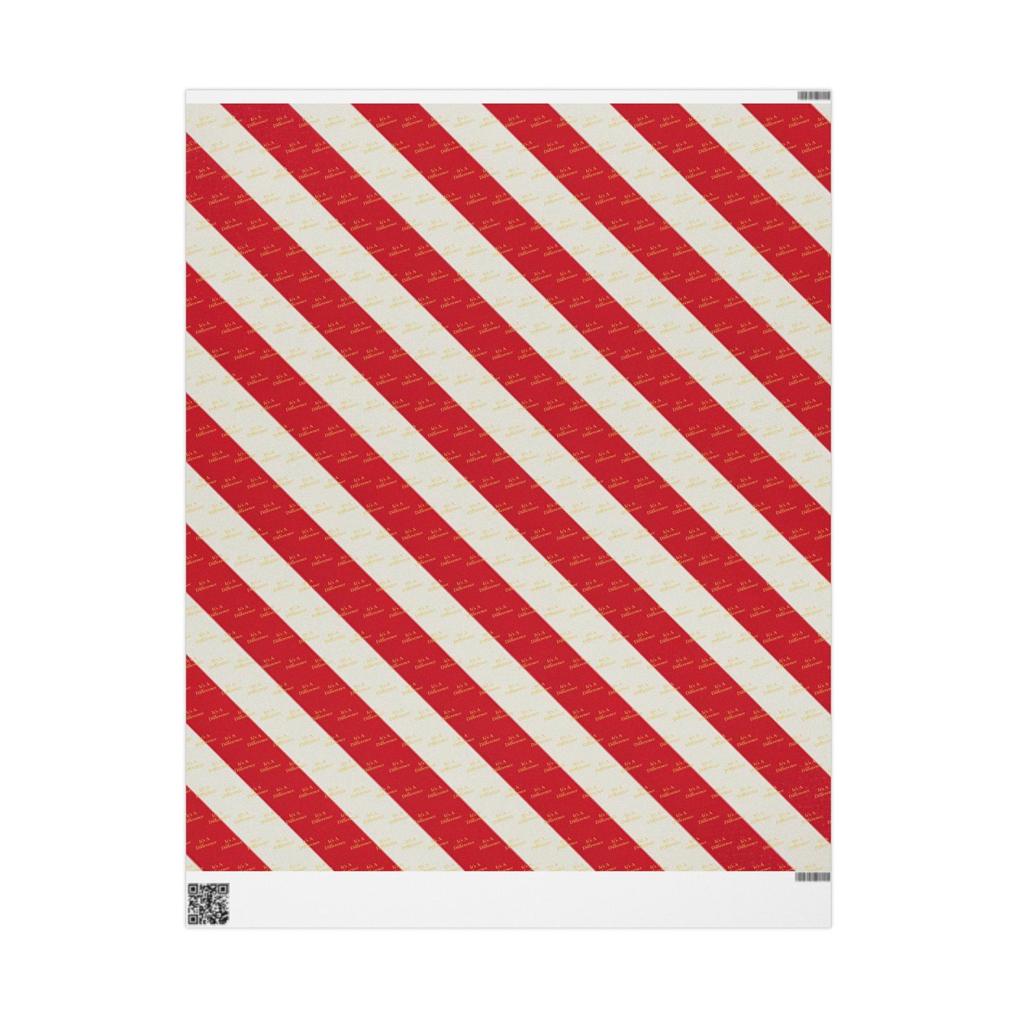 "It's A Difference" Wrapping Paper (Striped)