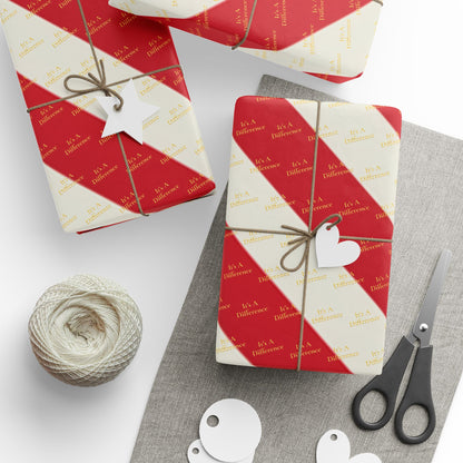 "It's A Difference" Wrapping Paper (Striped)
