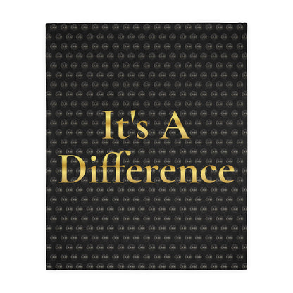 "It's A Difference" Velveteen Microfiber Blanket